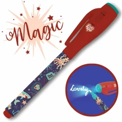 Spion Legetøj|Tegne- & Malegrej<Djeco Magisk pen med UV-lys, Steve