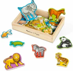 Magnetlegetøj & Magnetbyggesæt|Tumlinge Legetøj<Melissa & Doug Magneter - Dyr, 20 stk