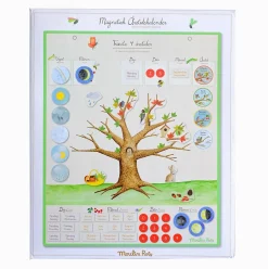 Til Børneværelset|Sprog & Leg<Moulin Roty Magnetisk kalender - Årets gang