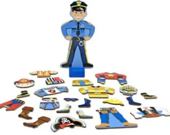 Vis Alle Varer (Særlige Behov)|Finmotorik<Melissa & Doug Magnetisk påklædningsdukke, Joey