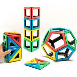 Vis Alle Varer (Særlige Behov)|Finmotorik<Polydron MAG | Sæt m. ekstra figurer | 48 dele