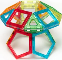 Skolesjov|Matematik & Leg<Polydron MAG | Transparent | 100 dele