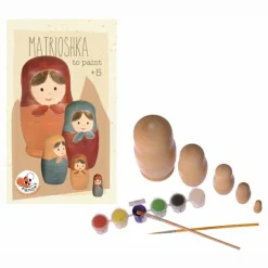 Tegne- & Malegrej|Byggesæt<Egmont Toys Mal din egen babushka-dukke