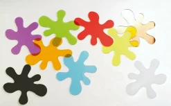 Lysborde|Eksperimenter<tickit® Malerklatter - Transparente, 10 stk