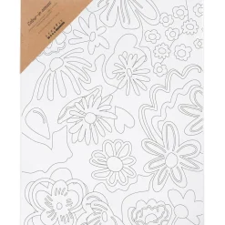 Voksenværk|Tegne- & Malegrej<Creativ Company Malerlærred 24 x 30 cm - Blomster