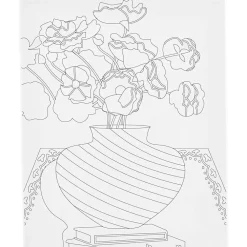 Voksenværk|Tegne- & Malegrej<Creativ Company Malerlærred 24 x 30 cm - Buket i vase