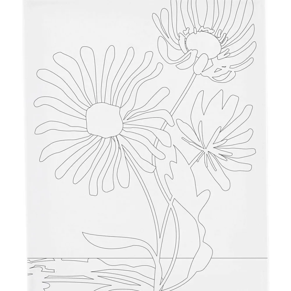 Voksenværk|Tegne- & Malegrej<Creativ Company Malerlærred 24 x 30 cm - Der vokser en blomst