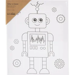 Tegne- & Malegrej<Creativ Company Malerlærred 24 x 30 cm - Robot
