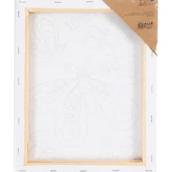 Tegne- & Malegrej<Creativ Company Malerlærred 24 x 30 cm - Smilende sommerfugl
