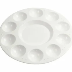 Jul|Tegne- & Malegrej<Creativ Company Malerpalette i plast - Ø 17 cm