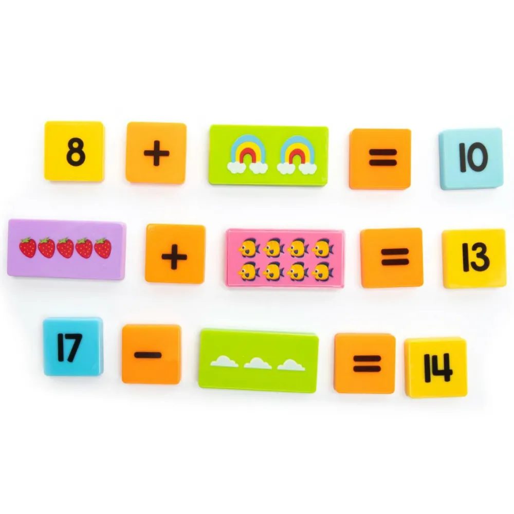 Logik & Talforståelse|Matematik & Leg<Learning Resources Matematik-domino - Plus & minus