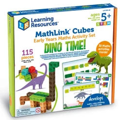 Logik & Talforståelse|Stem Læringslegetøj<Learning Resources MathLink aktivitetssæt - Dinosaurer