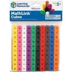 Logik & Talforståelse|Stem Læringslegetøj<Learning Resources MathLink Cubes, 100 stk