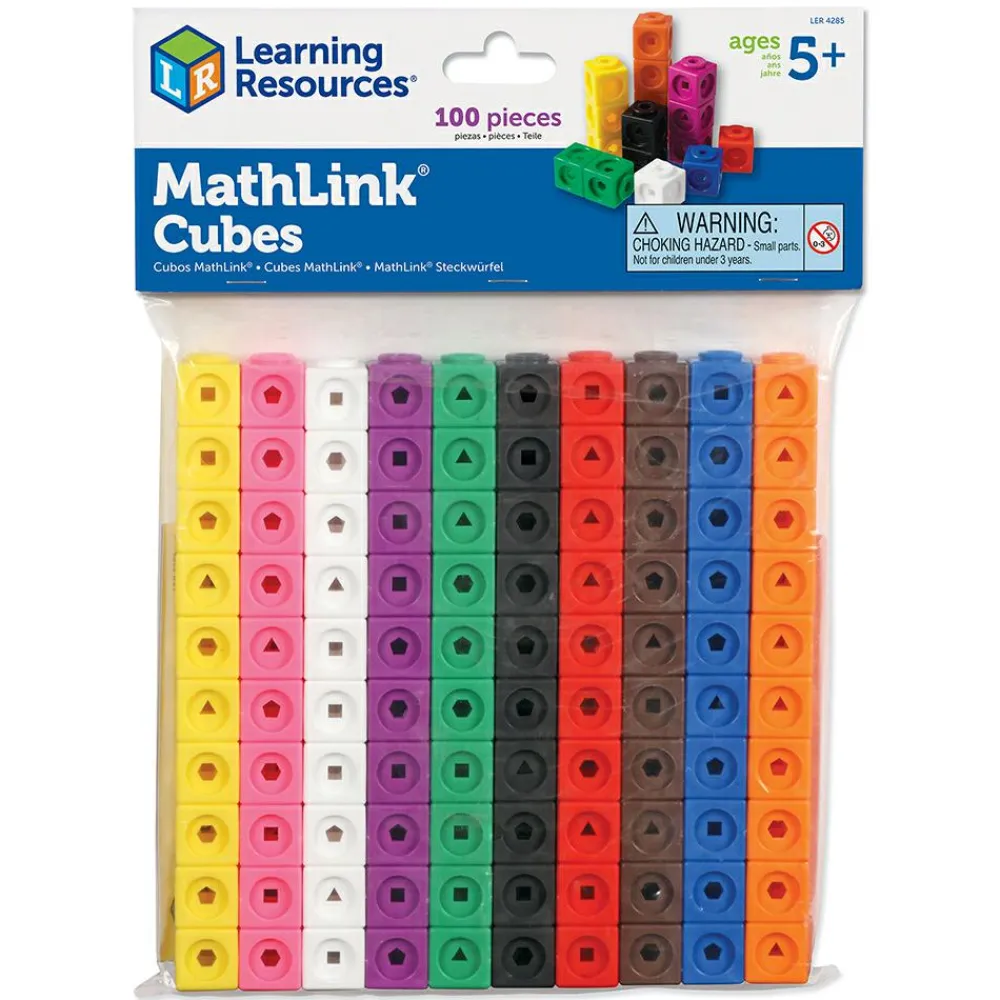 Logik & Talforståelse|Stem Læringslegetøj<Learning Resources MathLink Cubes, 100 stk