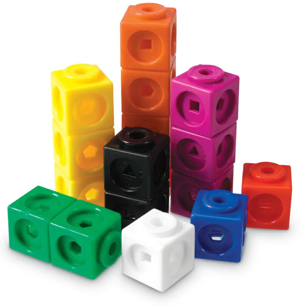 Logik & Talforståelse|Stem Læringslegetøj<Learning Resources MathLink Cubes, 100 stk