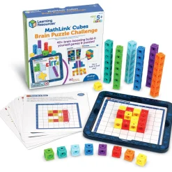 Logik & Talforståelse|Stem Læringslegetøj<Learning Resources MathLink - Hjernegymnastik, 40+ opgaver