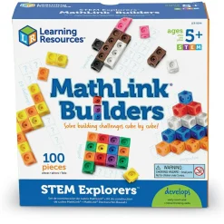 Logik & Talforståelse|Stem Læringslegetøj<Learning Resources MathLink 100 stk. - Inkl. 10 udfordringer