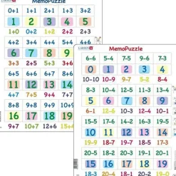 Skolesjov|Matematik & Leg<Larsen Memo Puslespil - Plus / Minus