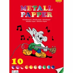 Påske|Jul< Metalpapir A4 - 10 ark