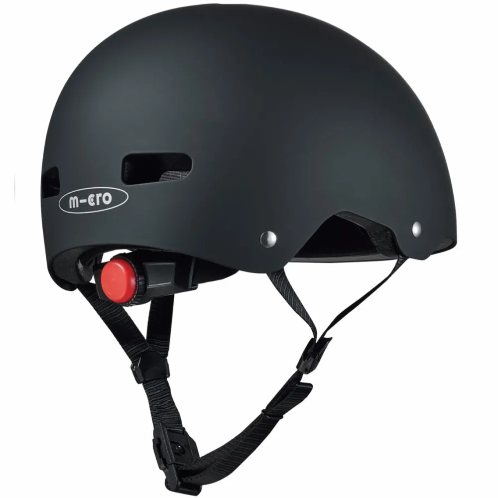 Børnesikkerhed<Micro cykelhjelm - Sort, 58-61 cm