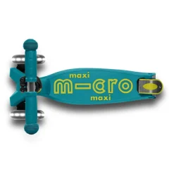 Løbehjul<Micro - Maxi Deluxe Foldbar LED, Petroleum