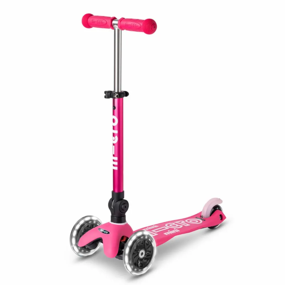 Løbehjul|Løbecykler<Micro - Mini Deluxe foldbar LED, Pink