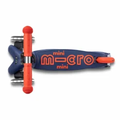 Tumlinge Legetøj|Løbehjul<Micro - Mini Deluxe foldbar LED, Marineblå