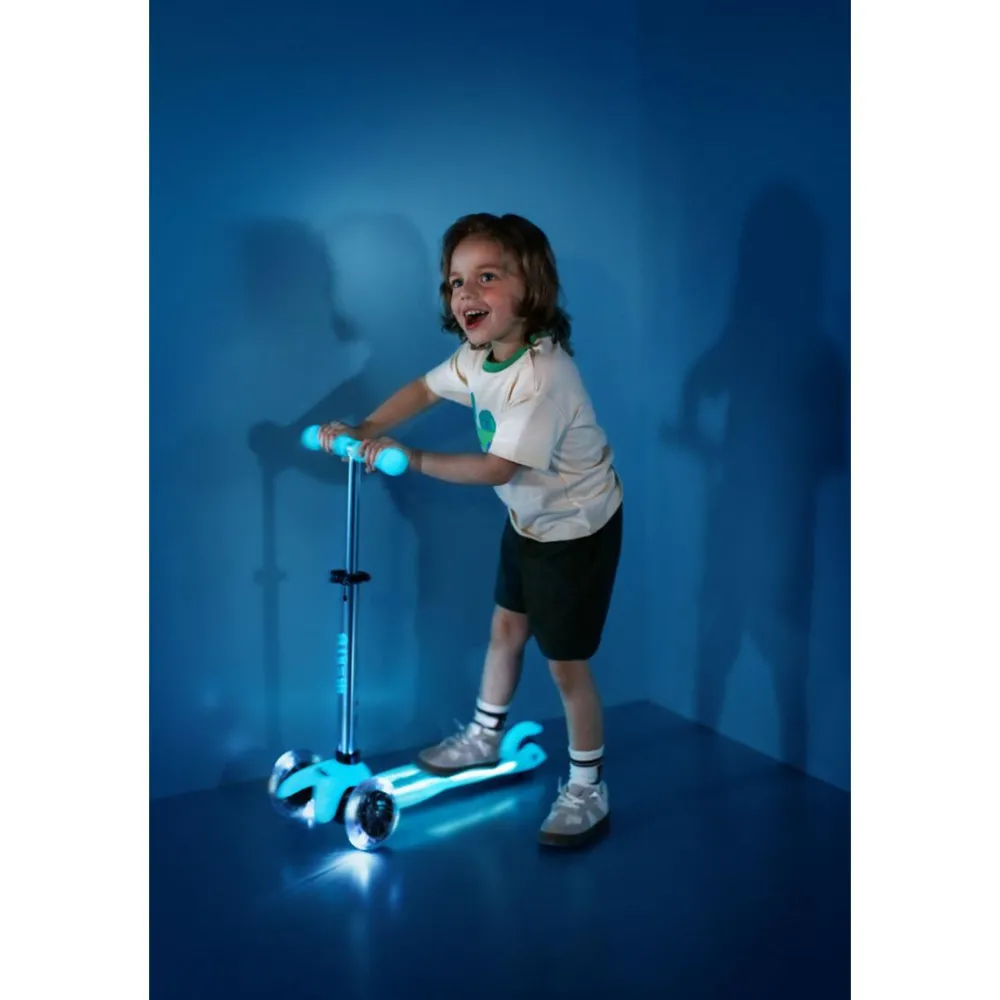 Løbehjul|Tumlinge Legetøj<Micro - Mini Deluxe Glow LED Plus, Aqua