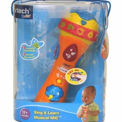 Musikinstrumenter Til Børn|Babylegetøj<vtech Mikrofon - Syng med