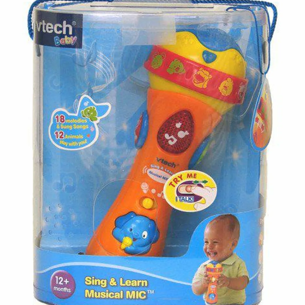 Musikinstrumenter Til Børn|Babylegetøj<vtech Mikrofon - Syng med