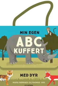 Sprog & Leg|Børnebøger< Min egen ABC kuffert med dyr
