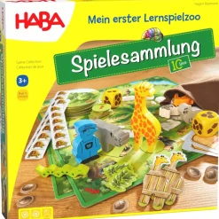 Spil<Haba Min første læringsspils-samling - Inkl 10 spil