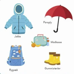 Sprog & Leg|Børnebøger<Forlaget Bolden Min fuld-af-farver billedordbog - Ting og sager