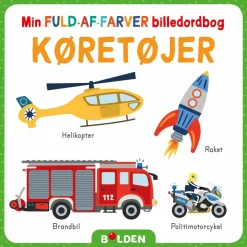 Sprog & Leg|Børnebøger<Forlaget Bolden Min fuld-af-farver billedordbog - Køretøjer