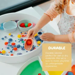 Tumlinge Legetøj|Sorterings- & Stablelegetøj<Inspire My Play Mini-skovl til sanseleg - Pastel, 4 stk