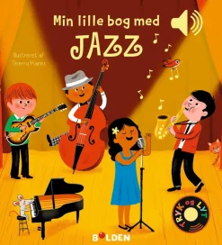 Børnebøger|Babylegetøj<Forlaget Bolden Min lille bog med JAZZ
