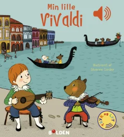 Børnebøger|Babylegetøj<Forlaget Bolden Min lille Vivaldi - En bog med lyd