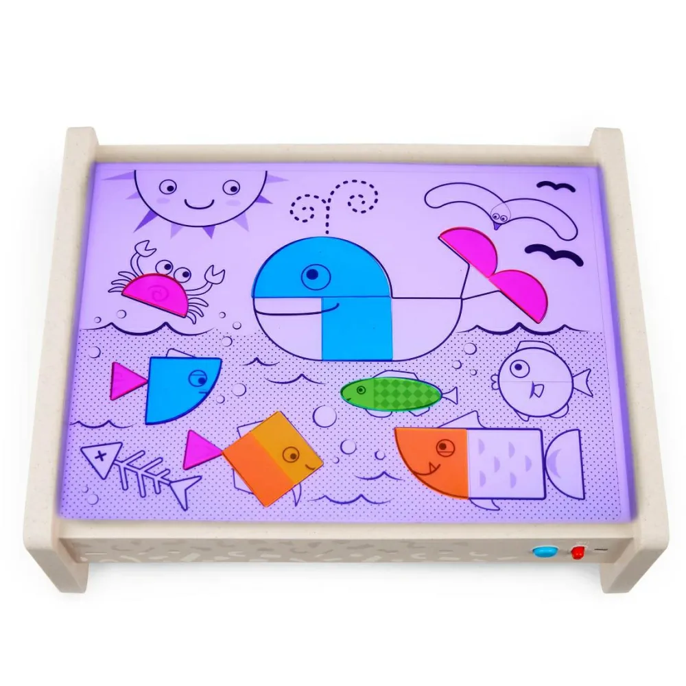 Skolesjov|Lysborde< Mit første lysbord
