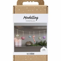 Jul<Creativ Company Modelleringskit med pulp - Julepynt