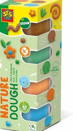Kreativ Leg|Tumlinge Legetøj<SES Creative Modellervoks - Nature, 4 x 90 gr.