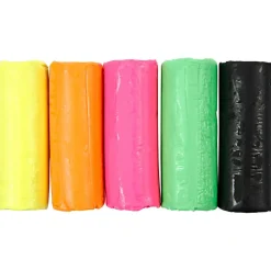 Taktil / Følesans|Kreativ Leg<Creativ Company Modellervoks Soft Clay - Neonfarver, 400 gr.
