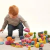 Trælegetøj|Montessori<tickit® Montessori regnbue sæt, 84 dele