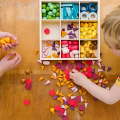 Trælegetøj|Montessori< Montessori sorteringssæt, 240 dele