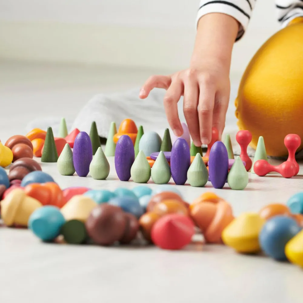 Trælegetøj|Montessori<tickit® Montessori startsæt, 168 dele
