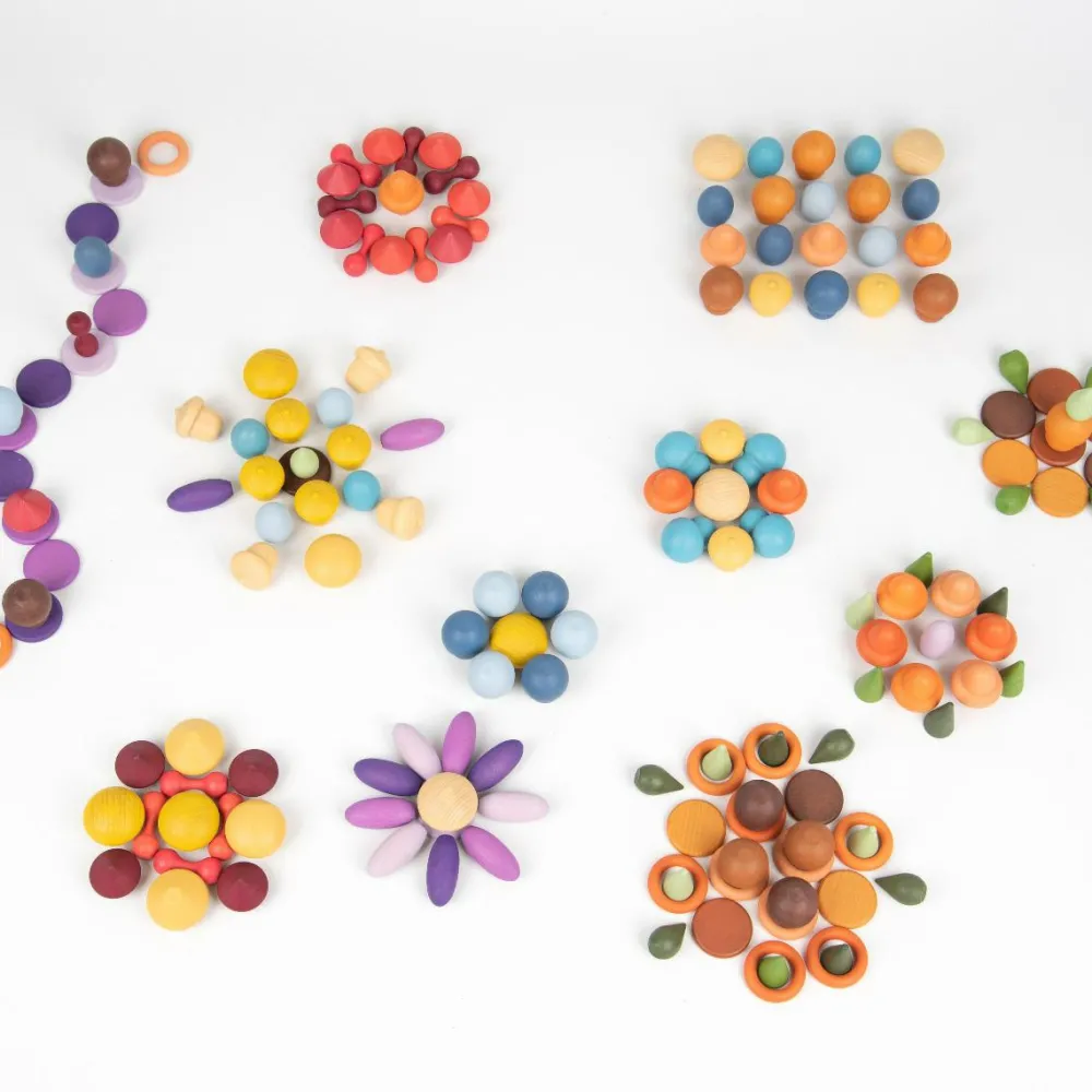 Trælegetøj|Montessori<tickit® Montessori startsæt, 168 dele