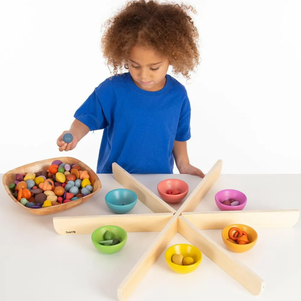 Trælegetøj|Montessori<tickit® Montessori startsæt, 168 dele