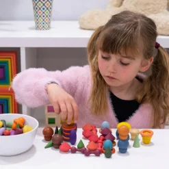 Trælegetøj|Montessori<tickit® Montessori startsæt, 168 dele