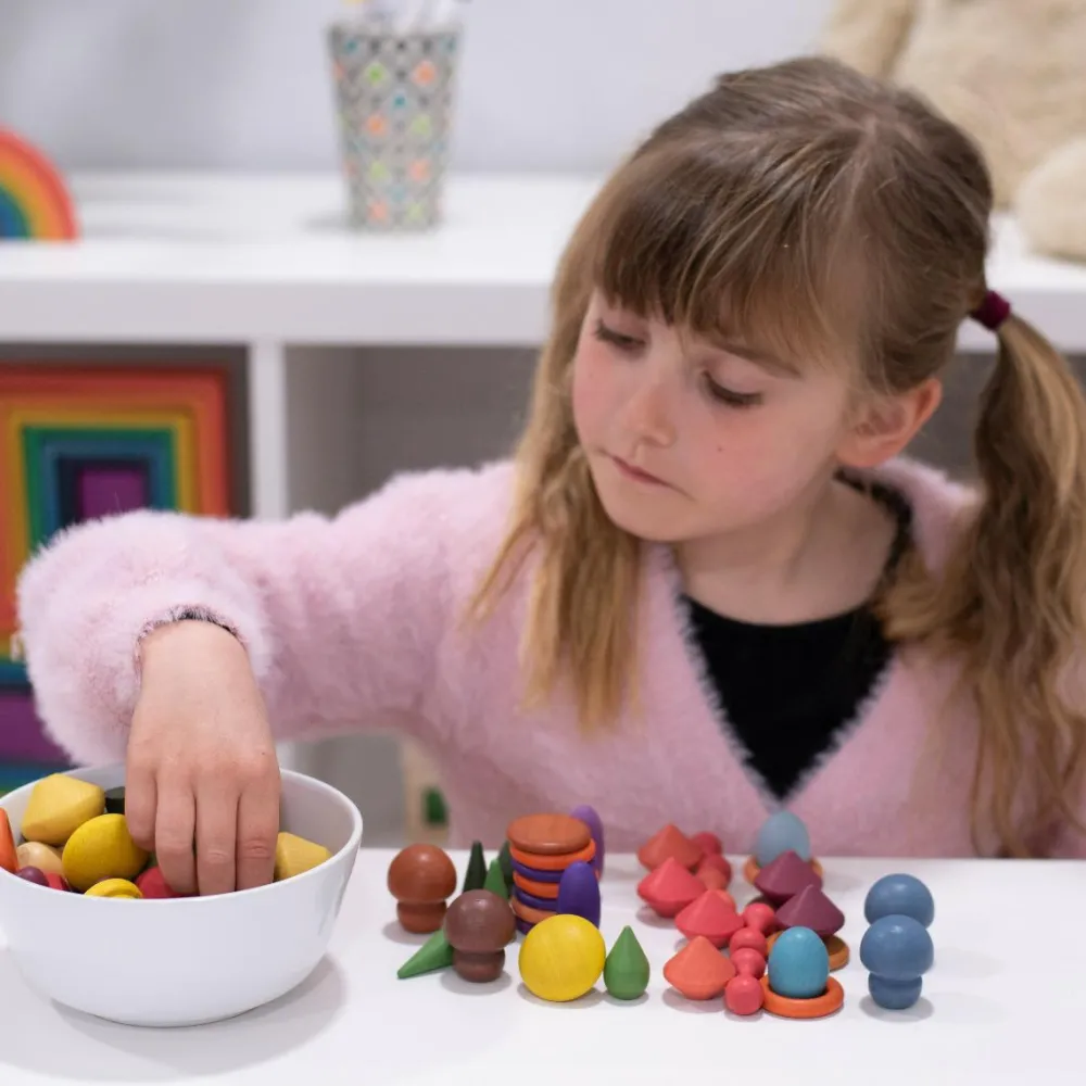 Trælegetøj|Montessori<tickit® Montessori startsæt, 168 dele