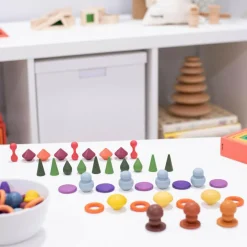 Trælegetøj|Montessori<tickit® Montessori startsæt, 168 dele