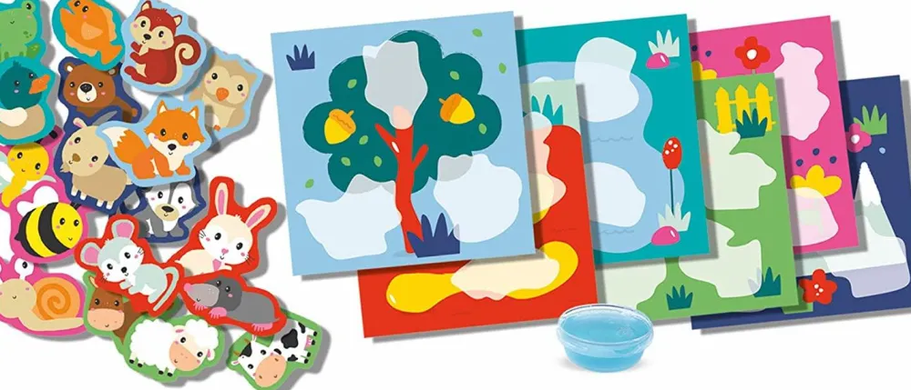 Kreativ Leg|Babylegetøj<SES Creative My First - Hvor bor dyrene?